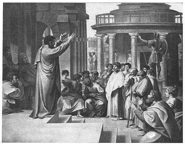 St. Paul Preaching at Athens

Painted by Raphael